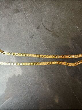 Gold Link Chain Necklace - Women's Accessory gold plated